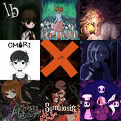 RPGMaker games; e.g. Ib, Gingiva, Pocket Mirror, Omori, Off, Cat in the Box, Fausts Alptraum, Symbiosis, Grimm's Hollow, etc.