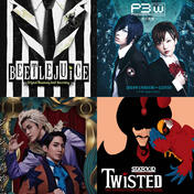 Musical Theatre (ones pictured here: Beetlejuice, Persona 3 Weird Masquerade, Phantom Blood, Twisted (starkid))